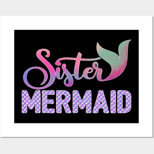 Sister Mermaid Posters and Art